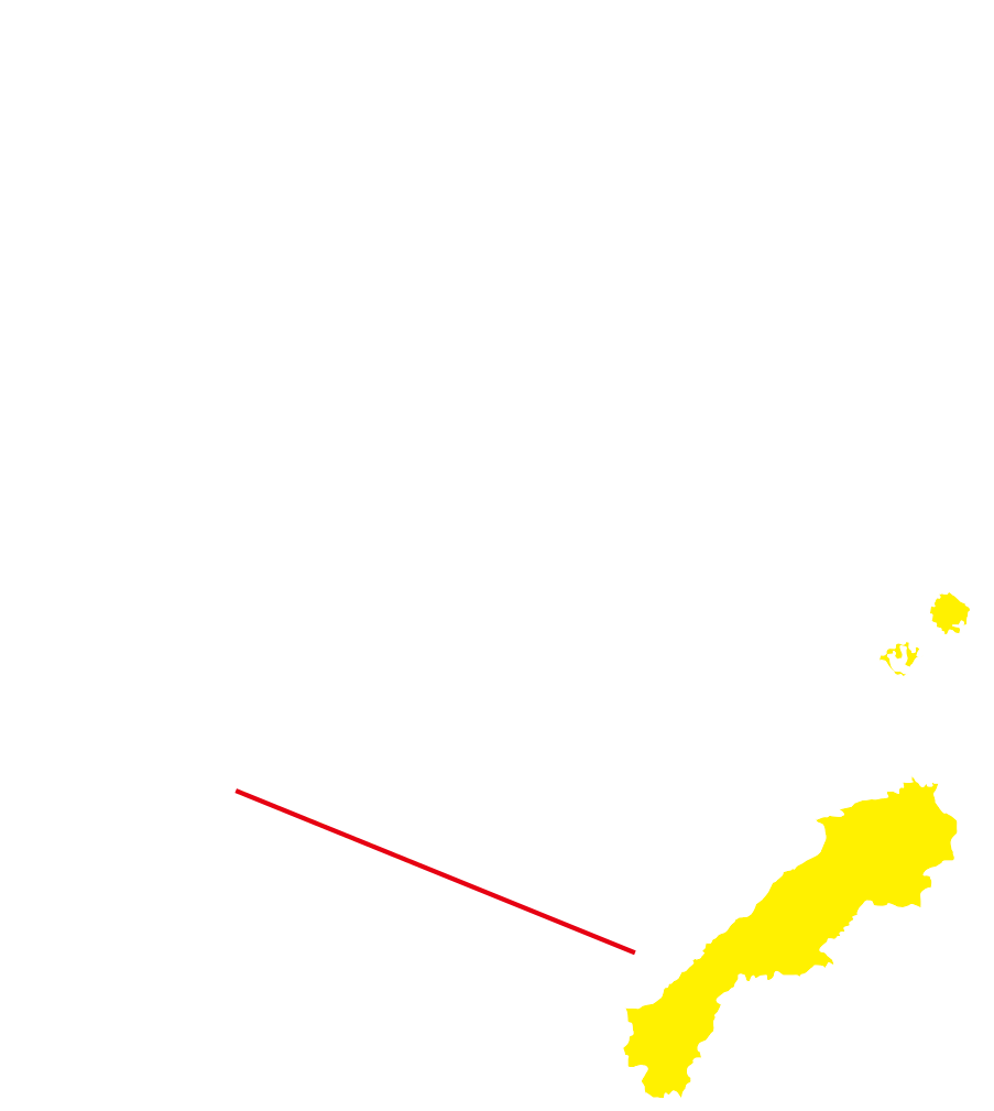 島根の地図